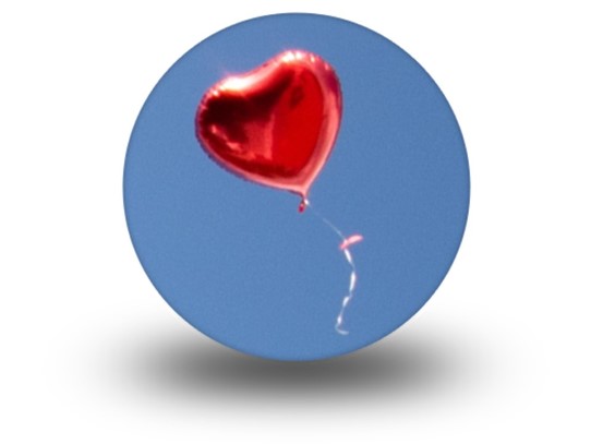 Heart Balloon Circle