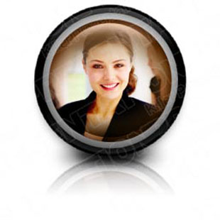 Download smilingbusinesswoman 09 c PowerPoint Icon and other software plugins for Microsoft PowerPoint