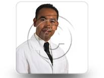 Man Lab Coat 01 Square PPT PowerPoint Image Picture