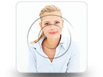 Woman 03 Square PPT PowerPoint Image Picture