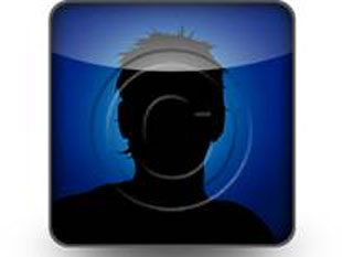Avatar Squarelue Square PPT PowerPoint Image Picture