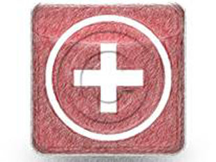 Button Plus Red Color Pen PPT PowerPoint Image Picture