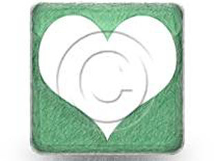 Card Heart Green Color Pen PPT PowerPoint Image Picture