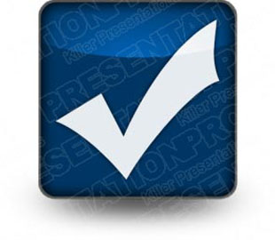 Download checkmark blue PowerPoint Icon and other software plugins for Microsoft PowerPoint