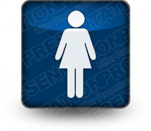 Download peoplefemale blue PowerPoint Icon and other software plugins for Microsoft PowerPoint
