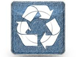 Recycle Blue Color Pen PPT PowerPoint Image Picture