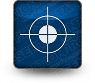 Download target blue PowerPoint Icon and other software plugins for Microsoft PowerPoint