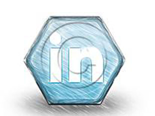 LinkedIn Hex Color Pen PPT PowerPoint Image Picture
