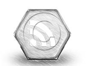 Rss Hex Sketch PPT PowerPoint Image Picture