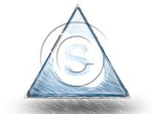 Skype Tri Color Pen PPT PowerPoint Image Picture