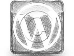 wordpress Square Sketch PPT PowerPoint Image Picture