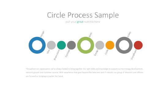 012 Circle Process SmartArt PowerPoint Infographic pptx design