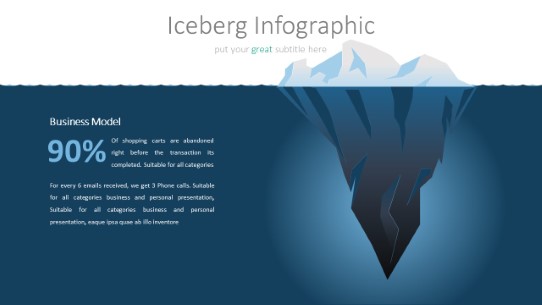 013 Iceberg PowerPoint Infographic pptx design