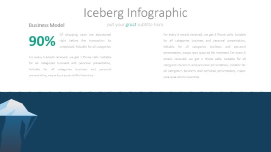 016 Iceberg PowerPoint Infographic pptx design