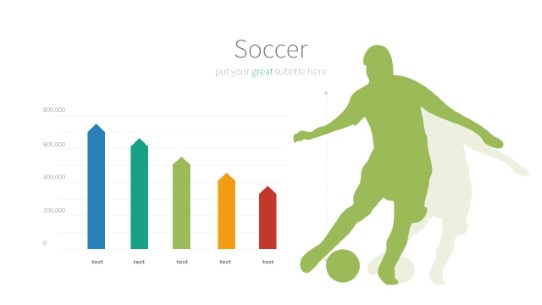 012 Soccer PowerPoint Infographic pptx design