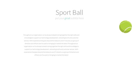 037 Tennis Balls PowerPoint Infographic pptx design
