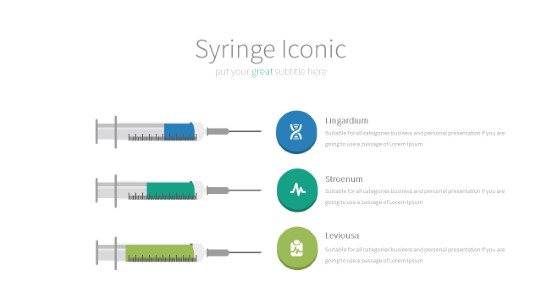 045 Syringe PowerPoint Infographic pptx design