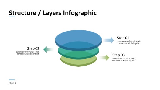 002 - Structure Layers PowerPoint Infographic pptx design