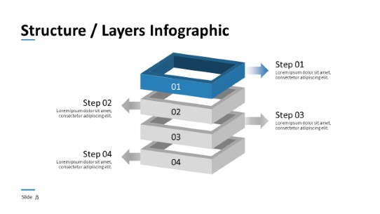 003 - Structure Layers PowerPoint Infographic pptx design