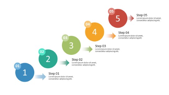 063 - Process PowerPoint Infographic pptx design