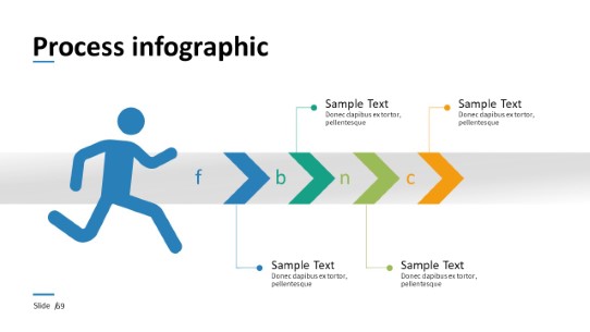 069 - Process Runner PowerPoint Infographic pptx design