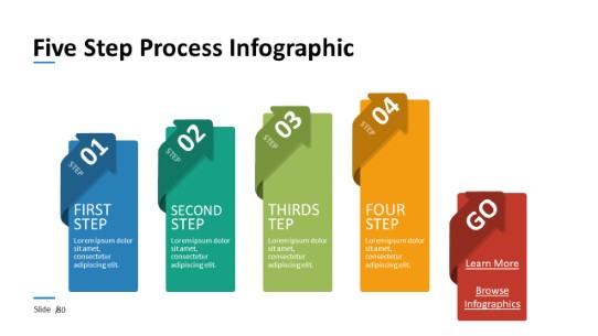 080 - Process Squares PowerPoint Infographic pptx design