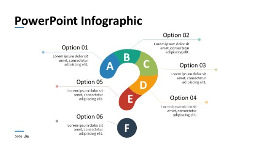 096 - Steps Question Mark PowerPoint Infographic pptx design