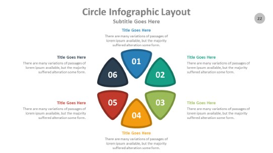 Circle 022 PowerPoint Infographic pptx design