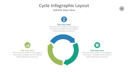 Cycle 042 PowerPoint Infographic pptx design