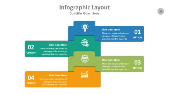 Tabs 037 PowerPoint Infographic pptx design