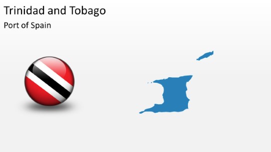 PowerPoint Map - Trinidad and Tobago