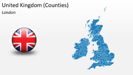 PowerPoint Map - United Kingdom 2