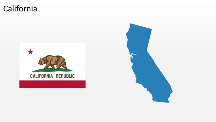 PowerPoint Map - California