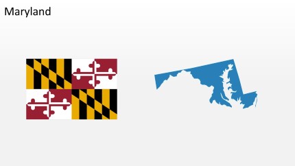 PowerPoint Map - Maryland