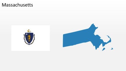 PowerPoint Map - Massachusetts