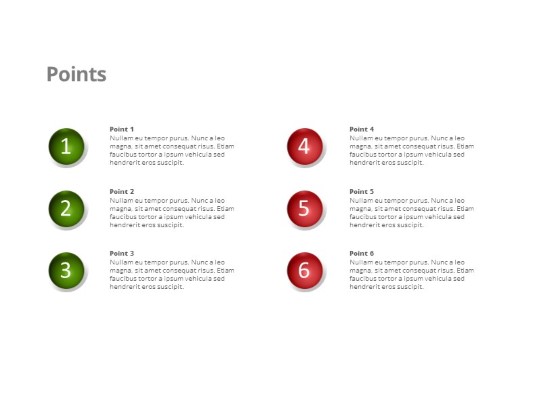 Point List PowerPoint PPT Slide design
