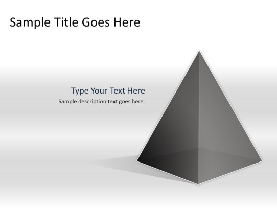 Pyramid A 1gray PowerPoint PPT Slide design