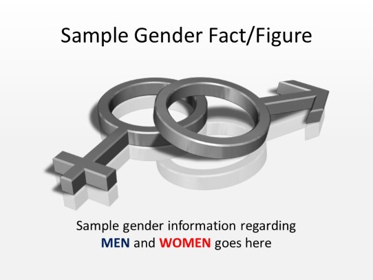 Male Female Silver PowerPoint PPT Slide design