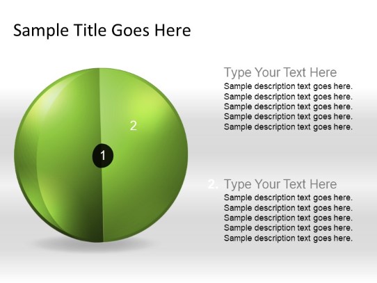 Targetsphere A 2green PowerPoint PPT Slide design