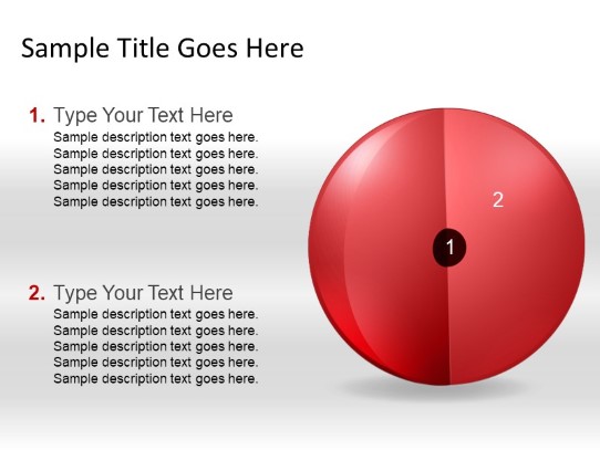 Targetsphere B 2red PowerPoint PPT Slide design