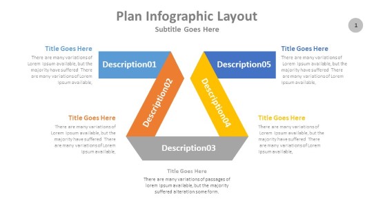 Timeline Folds 3 PowerPoint PPT Slide design