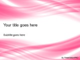 Ripple Glow Pink PowerPoint template background in Abstract - Textures ...
