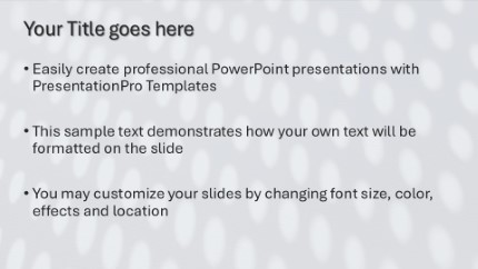 Artful Shadows Widescreen PowerPoint Template text slide design