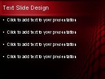 Abc Red PowerPoint Template text slide design
