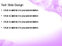 Abstract Abyss Purple PowerPoint Template text slide design