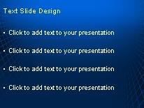 Ambient Blue PowerPoint Template text slide design