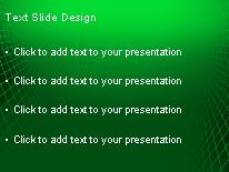 Ambient Green PowerPoint Template text slide design