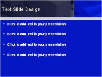 Building Blocks Blue PowerPoint Template text slide design