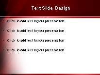 Burst Of Red PowerPoint Template text slide design
