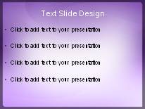 curve cutout purple PowerPoint Template text slide design